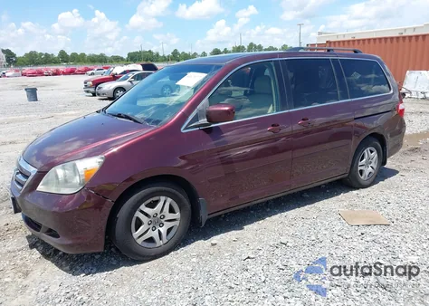 2007 Honda Odyssey Ex-L из США, поврежденный, VIN 5FNRL38747B436931